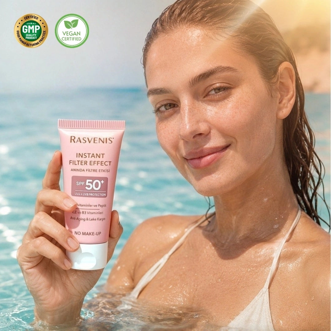 Rasvenis Instant Filter Effect SPF 50+ Güneş Kremi (50 Ml)